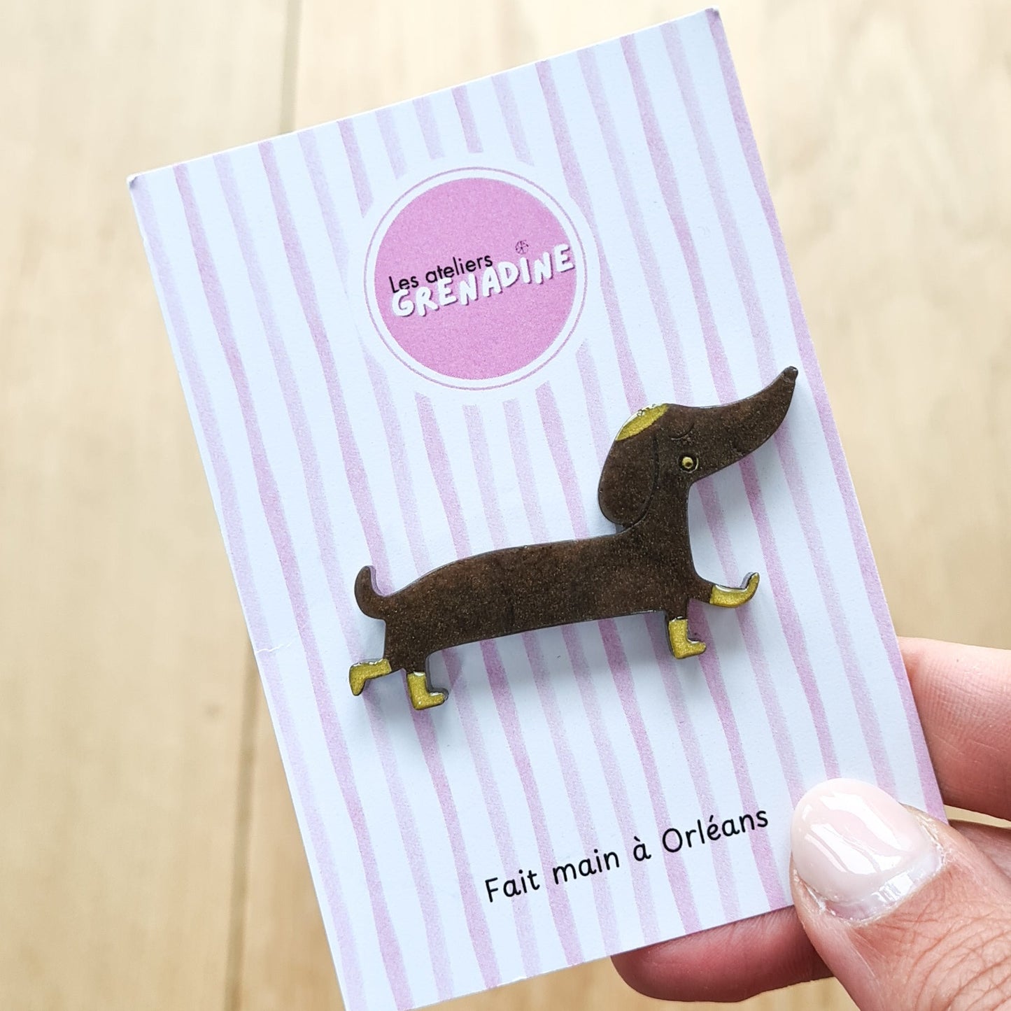 PIN'S TECKEL "ANNE"