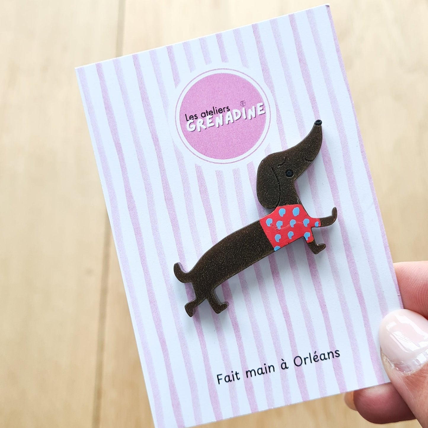 PIN'S TECKEL "ANNE"